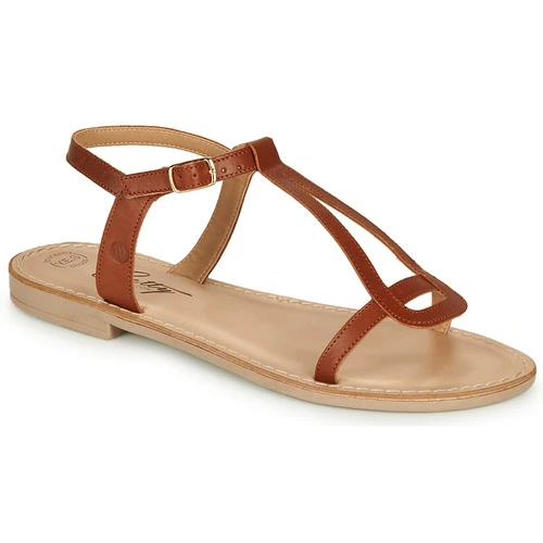 Chaussures Femme Sandales et Nu-pieds Betty London MISSINE Cognac 1 Chaussures Femme Sandales et Nu-pieds Betty London MISSINE Cognac
