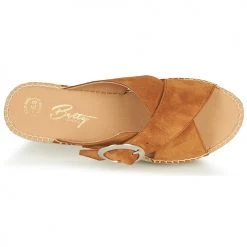 Chaussures Femme Sandales et Nu-pieds Betty London MARIZETTE Cognac 11 Chaussures Femme Sandales et Nu-pieds Betty London MARIZETTE Cognac -Sandales Soldes Boutique 16920422 500 F