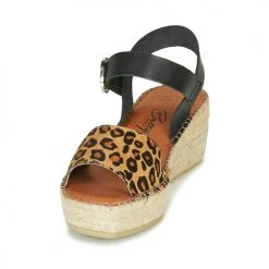 Chaussures Femme Sandales et Nu-pieds Betty London MARILUS Léopard -Sandales Soldes Boutique 16920437 500 C