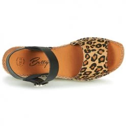 Chaussures Femme Sandales et Nu-pieds Betty London MARILUS Léopard -Sandales Soldes Boutique 16920437 500 F