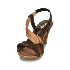 Chaussures Femme Sandales et Nu-pieds Betty London POULOI Camel -Sandales Soldes Boutique 16920448 500 C