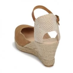 Chaussures Femme Sandales et Nu-pieds André BABI Taupe -Sandales Soldes Boutique 17137529 500 E