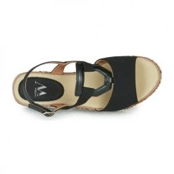 Chaussures Femme Sandales et Nu-pieds Vanessa Wu MIGLOS Noir -Sandales Soldes Boutique 17137566 500 F
