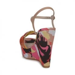 Chaussures Femme Sandales et Nu-pieds Bourne KARMEL Beige / Multicolore -Sandales Soldes Boutique 174052 500 E