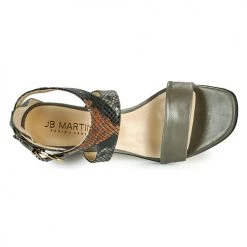 Chaussures Femme Sandales et Nu-pieds JB Martin 1NAWELI Olive -Sandales Soldes Boutique 17546351 500 F