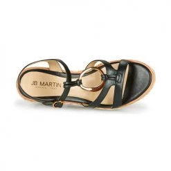 Chaussures Femme Sandales et Nu-pieds JB Martin EMANI Marron -Sandales Soldes Boutique 17546356 500 F