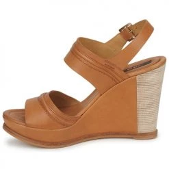 Chaussures Femme Sandales et Nu-pieds Zinda HAPPY Marron -Sandales Soldes Boutique 177553 500 D