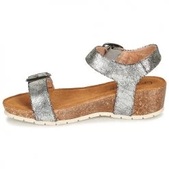 Chaussures Femme Sandales et Nu-pieds Les Petites Bombes NARCISS Argenté -Sandales Soldes Boutique 17972053 500 D