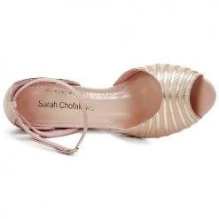 Chaussures Femme Sandales et Nu-pieds Sarah Chofakian LA PARADE Rose / Or -Sandales Soldes Boutique 181773 500 F