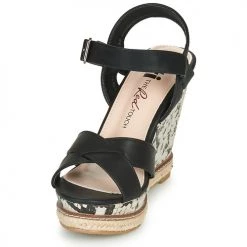 Chaussures Femme Sandales et Nu-pieds Xti Noir -Sandales Soldes Boutique 18248031 500 C