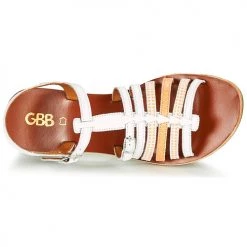 Chaussures Fille Sandales et Nu-pieds GBB BANGKOK Blanc -Sandales Soldes Boutique 18338127 500 F