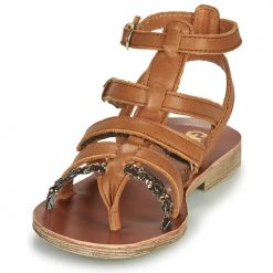 Chaussures Fille Sandales et Nu-pieds GBB NOVARA Marron -Sandales Soldes Boutique 18338530 500 C