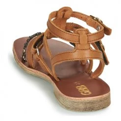 Chaussures Fille Sandales et Nu-pieds GBB NOVARA Marron -Sandales Soldes Boutique 18338530 500 E