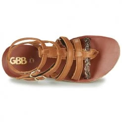 Chaussures Fille Sandales et Nu-pieds GBB NOVARA Marron -Sandales Soldes Boutique 18338530 500 F
