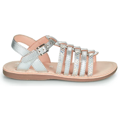Chaussures Fille Sandales et Nu-pieds Little Mary BARBADE Argenté 2 Chaussures Fille Sandales et Nu-pieds Little Mary BARBADE Argenté – Image 2