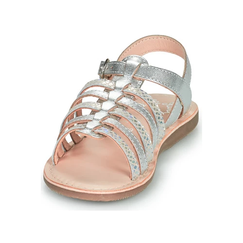 Chaussures Fille Sandales et Nu-pieds Little Mary BARBADE Argenté 3 Chaussures Fille Sandales et Nu-pieds Little Mary BARBADE Argenté – Image 3