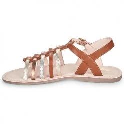 Chaussures Fille Sandales et Nu-pieds Little Mary BARBADE Marron -Sandales Soldes Boutique 18351310 500 D