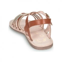 Chaussures Fille Sandales et Nu-pieds Little Mary BARBADE Marron -Sandales Soldes Boutique 18351310 500 E