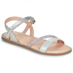 Chaussures Fille Sandales et Nu-pieds Little Mary DOLERON Argenté