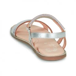 Chaussures Fille Sandales et Nu-pieds Little Mary DOLERON Argenté -Sandales Soldes Boutique 18351316 500 E