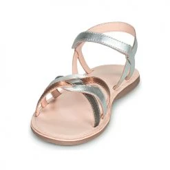 Chaussures Fille Sandales et Nu-pieds Little Mary LIGHT Argenté -Sandales Soldes Boutique 18351343 500 C