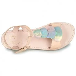Chaussures Fille Sandales et Nu-pieds Little Mary MARIETTE Doré -Sandales Soldes Boutique 18351355 500 F