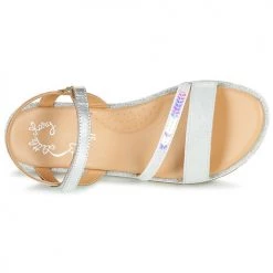 Chaussures Fille Sandales et Nu-pieds Little Mary DOLERON Argenté -Sandales Soldes Boutique 18351373 500 F