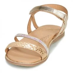 Chaussures Fille Sandales et Nu-pieds Little Mary DOLERON Doré -Sandales Soldes Boutique 18351475 500 C