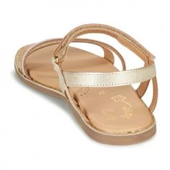 Chaussures Fille Sandales et Nu-pieds Little Mary DOLERON Doré -Sandales Soldes Boutique 18351475 500 E