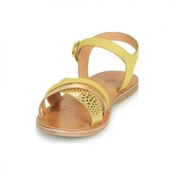 Chaussures Fille Sandales et Nu-pieds Geox J SANDAL EOLIE GIRL Jaune / Doré 8 Chaussures Fille Sandales et Nu-pieds Geox J SANDAL EOLIE GIRL Jaune / Doré -Sandales Soldes Boutique 18418955 500 C