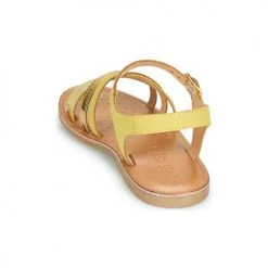 Chaussures Fille Sandales et Nu-pieds Geox J SANDAL EOLIE GIRL Jaune / Doré 10 Chaussures Fille Sandales et Nu-pieds Geox J SANDAL EOLIE GIRL Jaune / Doré -Sandales Soldes Boutique 18418955 500 E