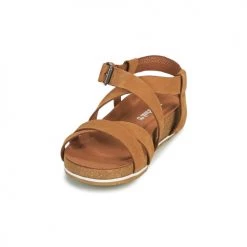 Chaussures Femme Sandales et Nu-pieds Timberland MALIBU WAVES ANKLE Cognac -Sandales Soldes Boutique 18631507 500 C