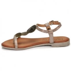 Chaussures Femme Sandales et Nu-pieds Mustang ANITTA Bronze -Sandales Soldes Boutique 18641186 500 D