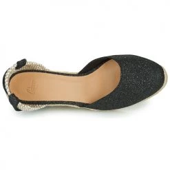 Chaussures Femme Sandales et Nu-pieds Castaner CARINA Noir / Doré -Sandales Soldes Boutique 18642532 500 F