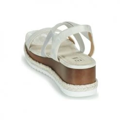 Chaussures Femme Sandales et Nu-pieds Elue par nous JELLYA Argenté -Sandales Soldes Boutique 18642718 500 E