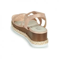 Chaussures Femme Sandales et Nu-pieds Elue par nous JELLYA Rose / Argenté -Sandales Soldes Boutique 18642719 500 E