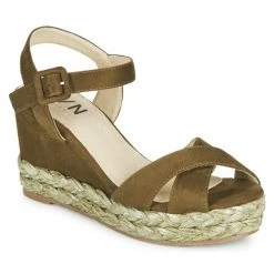 Chaussures Femme Sandales et Nu-pieds Elue par nous JOHAN Vert