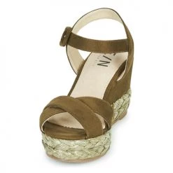 Chaussures Femme Sandales et Nu-pieds Elue par nous JOHAN Vert -Sandales Soldes Boutique 18642727 500 C