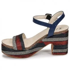 Chaussures Femme Sandales et Nu-pieds Elue par nous JOKARY Bleu -Sandales Soldes Boutique 18642728 500 D