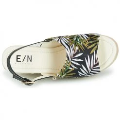 Chaussures Femme Sandales et Nu-pieds Elue par nous JOTTA Noir -Sandales Soldes Boutique 18642732 500 F