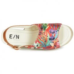 Chaussures Femme Sandales et Nu-pieds Elue par nous JOTTA Rouge -Sandales Soldes Boutique 18642733 500 F