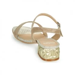 Chaussures Femme Sandales et Nu-pieds Perlato 11817-CAM-FREJE-STONE Beige / Doré -Sandales Soldes Boutique 18646862 500 E