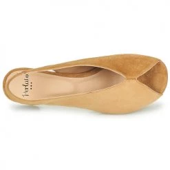 Chaussures Femme Sandales et Nu-pieds Perlato 11803-CAM-CAMEL Camel -Sandales Soldes Boutique 18646871 500 F