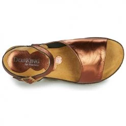 Chaussures Femme Sandales et Nu-pieds Dorking ESPE Cuivré -Sandales Soldes Boutique 18647853 500 F