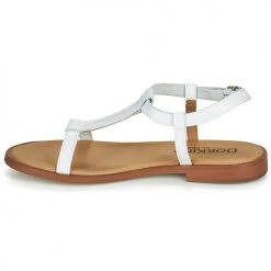 Chaussures Femme Sandales et Nu-pieds Dorking LEYLA Blanc -Sandales Soldes Boutique 18647854 500 D