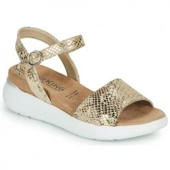 Chaussures Femme Sandales et Nu-pieds Dorking ROCK Doré