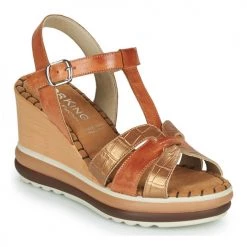 Chaussures Femme Sandales et Nu-pieds Dorking TOTEM Marron