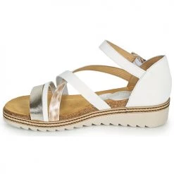 Chaussures Femme Sandales et Nu-pieds Dorking ESPE Blanc -Sandales Soldes Boutique 18647869 500 D