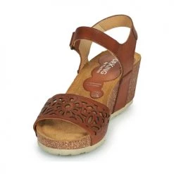 Chaussures Femme Sandales et Nu-pieds Dorking PALMA Marron -Sandales Soldes Boutique 18647872 500 C