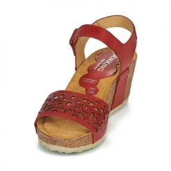 Chaussures Femme Sandales et Nu-pieds Dorking PALMA Rouge -Sandales Soldes Boutique 18647873 500 C